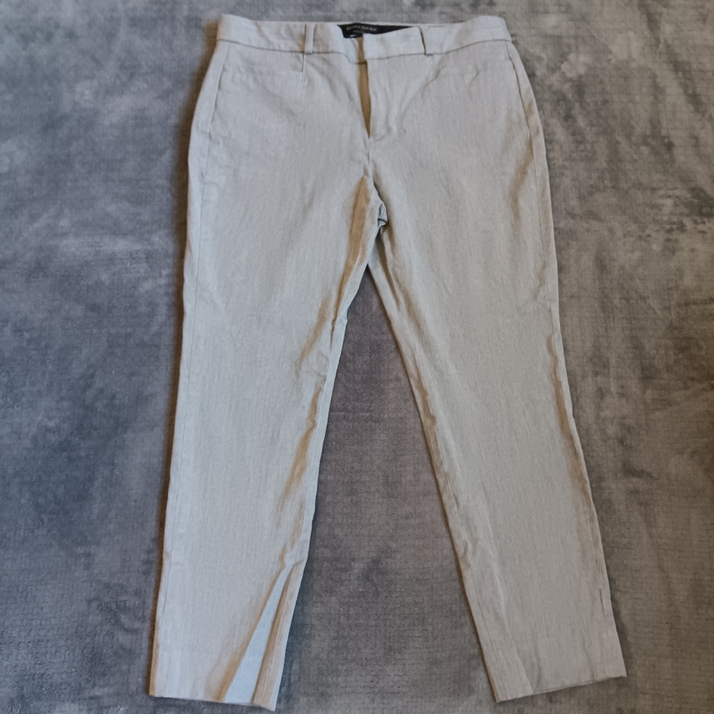 Gray Banana Republic Curvy Fit Casual Jeggings Cropped Leggings Womens Size 10